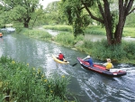 Rafting by the Wasabi Farm River